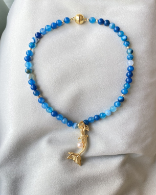 Blue Dream Mermaid Kolye